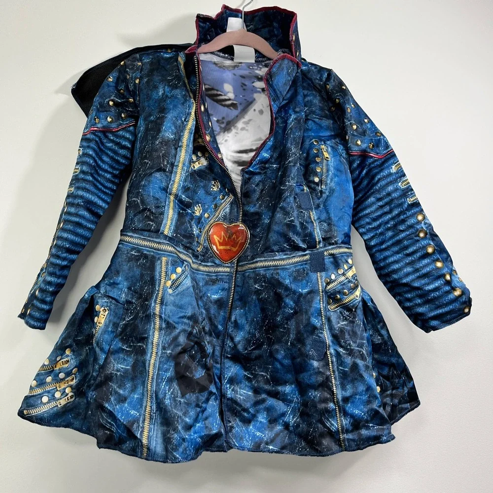Disney Evie descendants2 top and jacket size 4-6x
